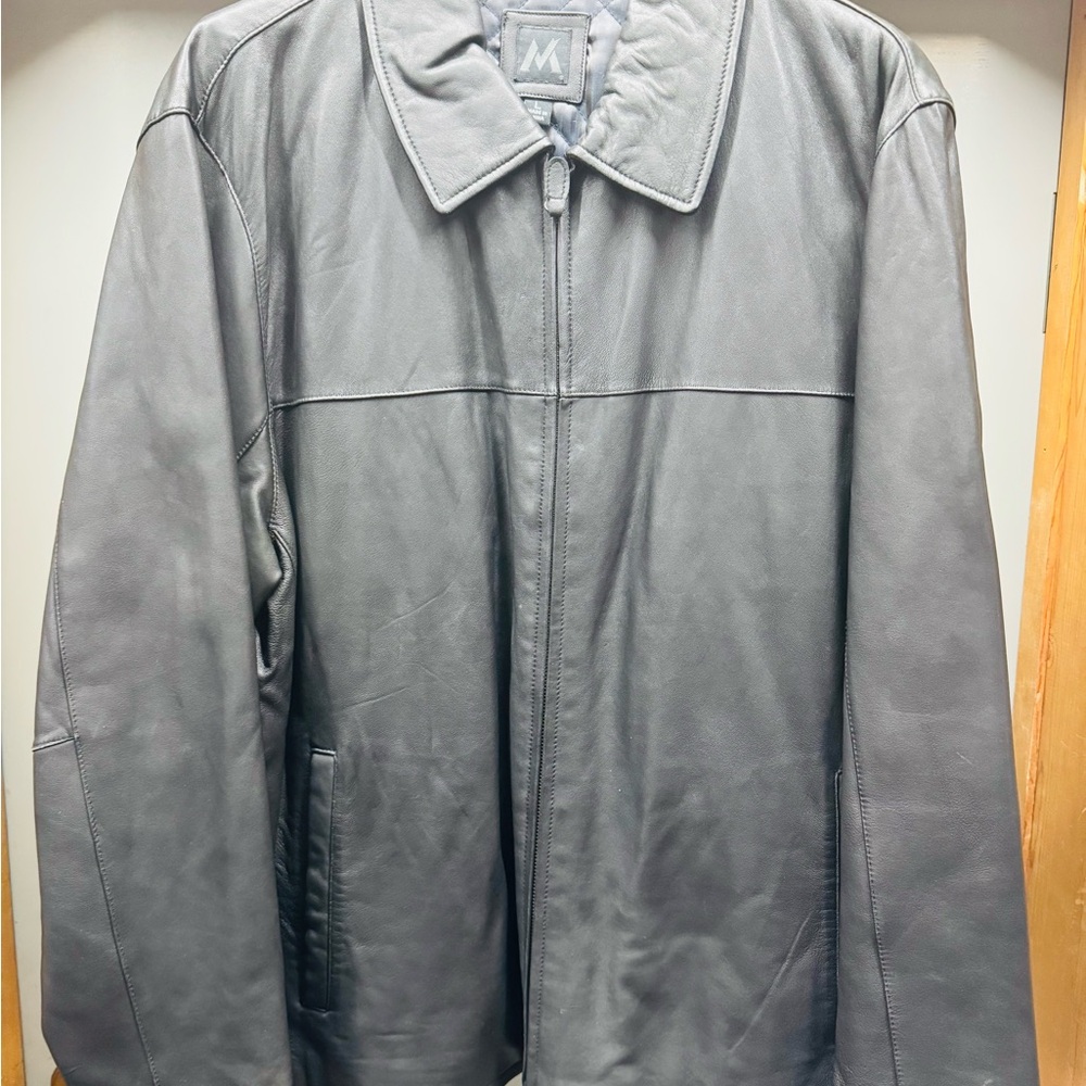 Members MarkClassic Leather Jacket